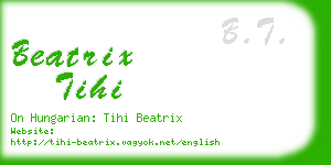 beatrix tihi business card